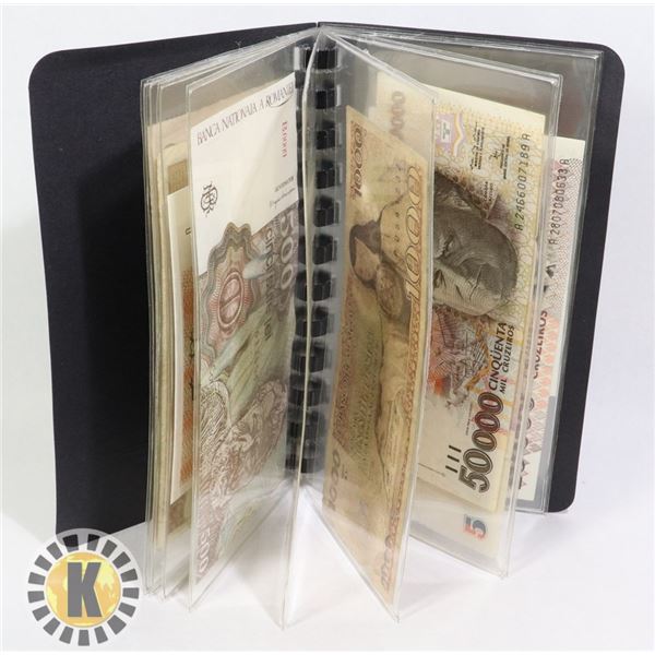 1 10 BANKNOTE FOLDER INTERNATIONAL BANKNOTES
