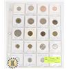 Image 1 : 20 INTERNATIONAL COINS 12 DIFFERENT COUNTRIES