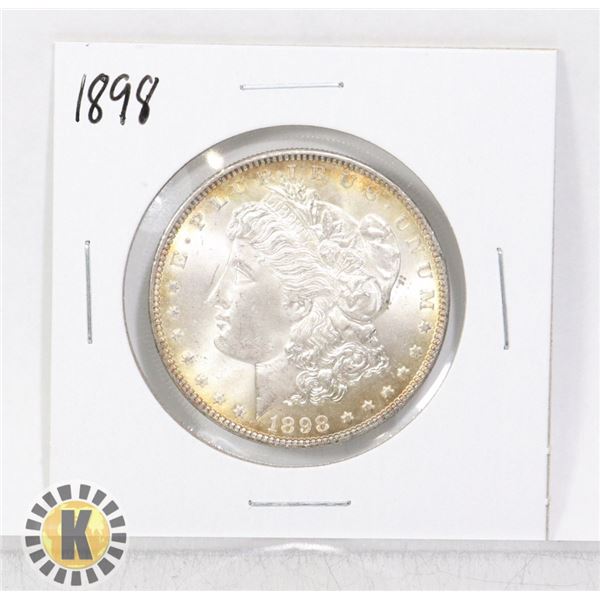 1898 SILVER USA HIGH GRADE MORGAN $1 DOLLAR COIN