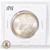 Image 1 : 1898 SILVER USA HIGH GRADE MORGAN $1 DOLLAR COIN