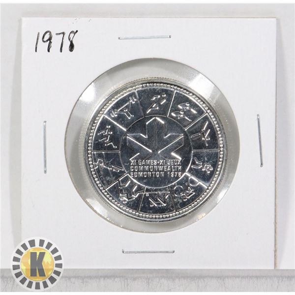 1978 SILVER CANADA $1 DOLLAR COIN, SPECIMEN