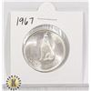 Image 1 : 1967 SILVER CANADA 50 CENTS COIN