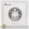 Image 1 : 1962 SILVER CANADA 50 CENTS COIN, PROOF-LIKE