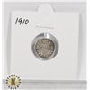 Image 1 : 1910 SILVER CANADA 5 CENTS COIN