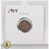 Image 1 : 1904 SILVER CANADA 5 CENTS COIN