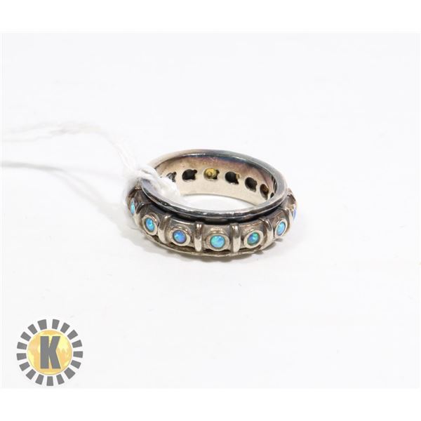 SPINNER RING -925 SILVER - NEW (82  )