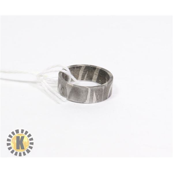 DAMASCUS - HAND MADE STEEL RING- NEW (13)