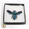 Image 1 : LARGE WASP RHINESTONE BROOCH