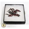 Image 1 : LARGE SPIDER RHINESTONE BROOCH