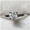 Image 1 : 10K WHITE GOLD DIAMOND(0.4CT, I3,F) RING
