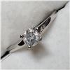 Image 2 : 10K WHITE GOLD DIAMOND(0.4CT, I3,F) RING