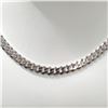 Image 1 : SILVER CUBAN CHAIN NECKLACE (~LENGTH 18INCHES)