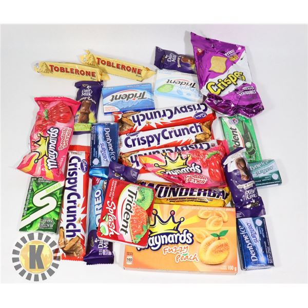 24 ASSORTED CHOCOLATE., CANDY AND MORE