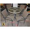 Image 1 : ESTATE PATIO TABLE WITH 4 CHAIRS