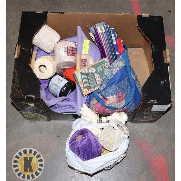 LOT OF CROCHET COTTON