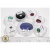 Image 1 : x7 GENUINE RUBY EMERALD SAPPHIRE LAPIS LAZULI