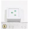 Image 1 : x3 GENUINE EMERALD GEMSTONES