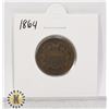 Image 1 : 1864 OLD USA TWO CENT COIN