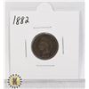 Image 1 : 1882 OLD USA INDIAN HEAD ONE CENT COIN