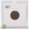 Image 1 : 1885 OLD USA INDIAN HEAD ONE CENT COIN