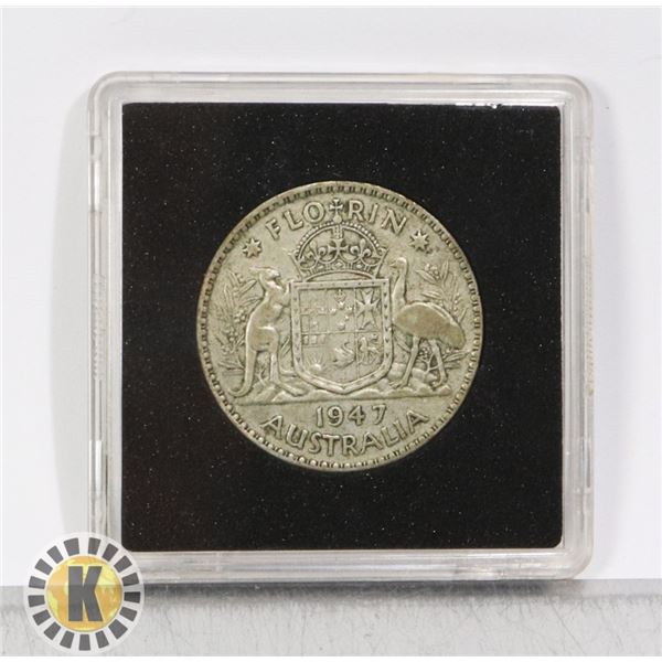 1947 AUSTRALIA GEORGE VI SILVER FLORIN
