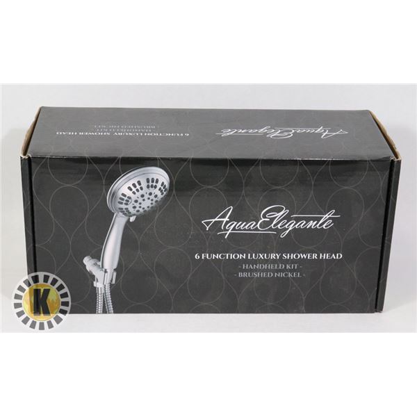 AQUA ELEGANT 6 FUNCTION SHOWER HEAD