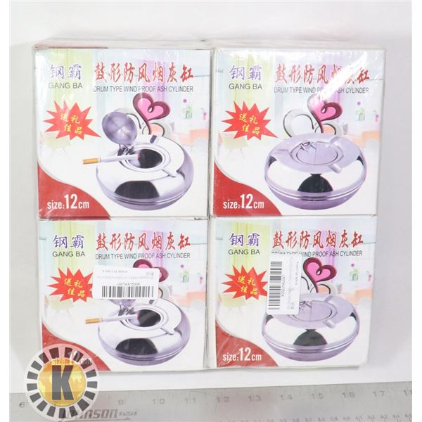 DRUM TYPE WIND PROOF ASH CYLINDER