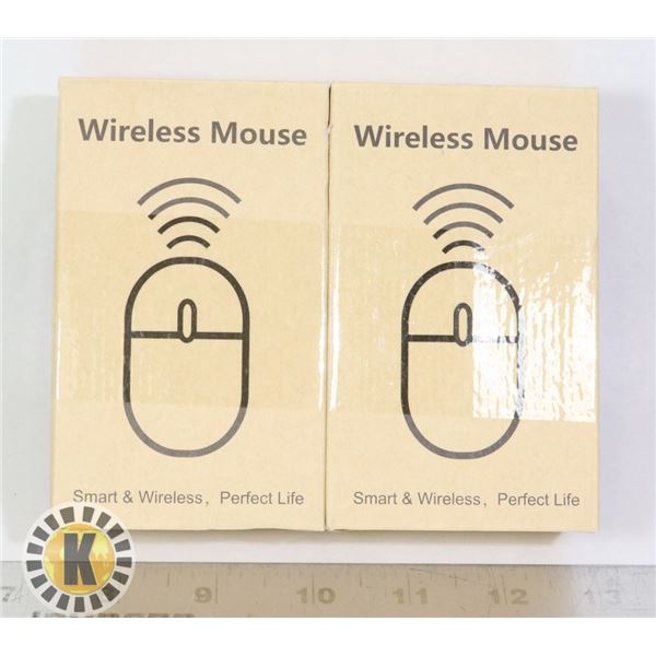 TWO WIRELESS MOUSE