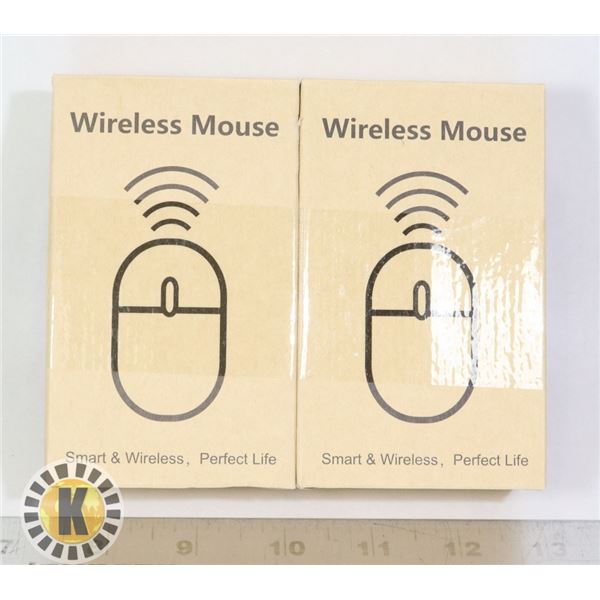 TWO WIRELESS MOUSE