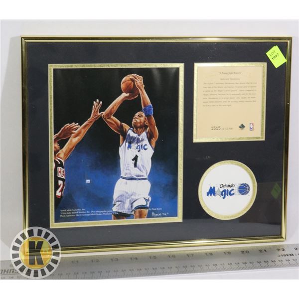 ESTATE FRAMED PICTURE OF ANFRERNEE HARDAWAY
