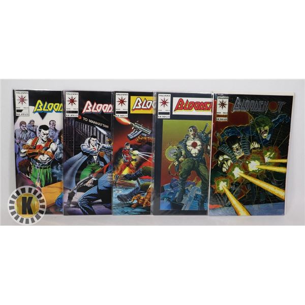 VALIANT COMICS BLOODSHOT #0-4