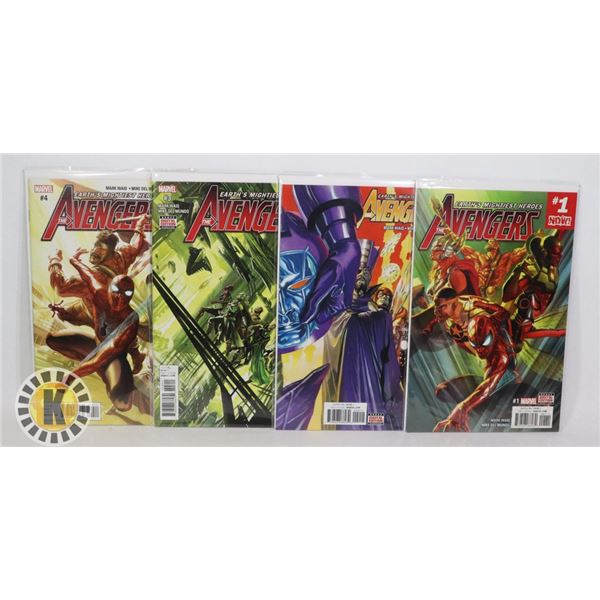 MARVEL COMICS AVENGERS #1-4