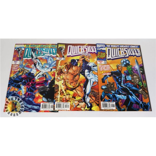 MARVEL COMICS QUICKSILV ER #1-3