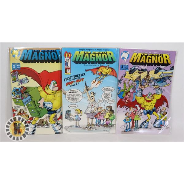 MALIBU COMICS THE MIGHTY MAGNOR #1-3