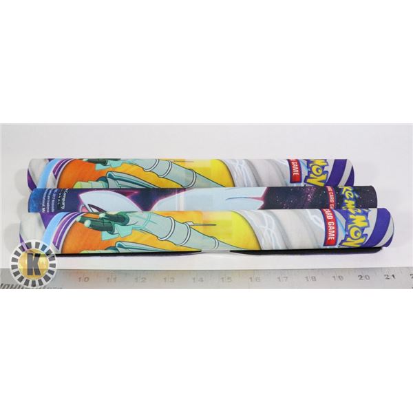 x3 POKEMON THEMED GENUINE PLAY MATS, NEW
