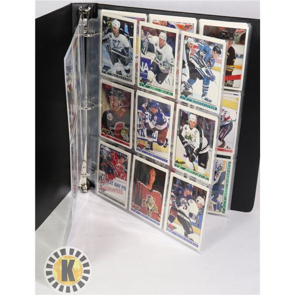 ALBUM OF HOCKEY CARDS
