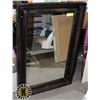 Image 1 : MIRROR WOOD DARK FRAME 36"X2"X24" LXWXH