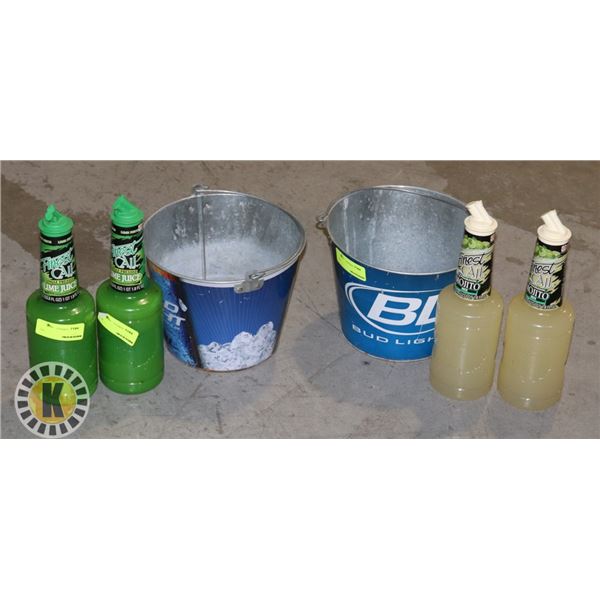 BUD LIGHT BUCKETS 3 WITH