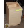 Image 1 : WOOD CABINET OFF WHITE LXWXH 13"X16"x24"