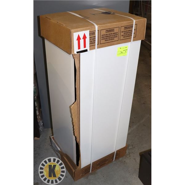 WOOD CABINET WHITE LXWXH 16"X13"X37"