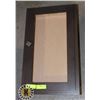 Image 1 : MEDICINE CABINET BROWN GLASS TOP