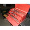 Image 1 : Red Tool Box Full Of Wrenches