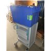 Image 1 : Storage Cart & Blue Storage Bin