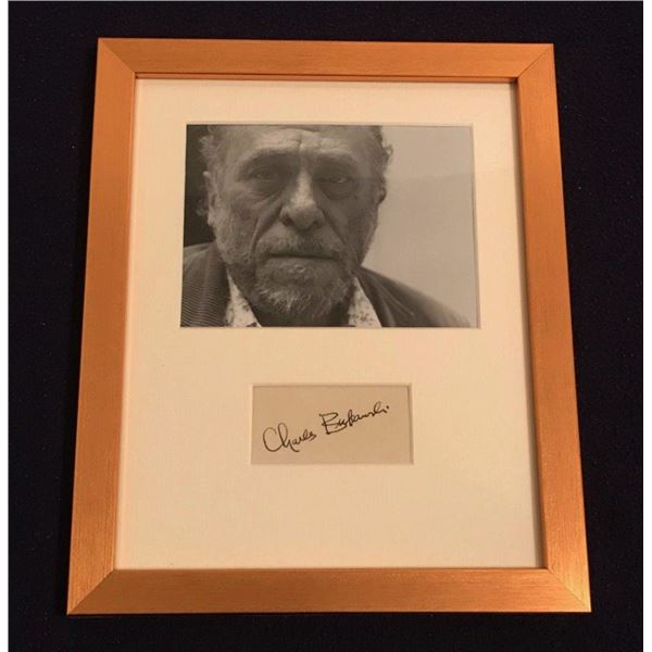 CHARLES BUKOWSKI SIGNED. (1920-1994).
