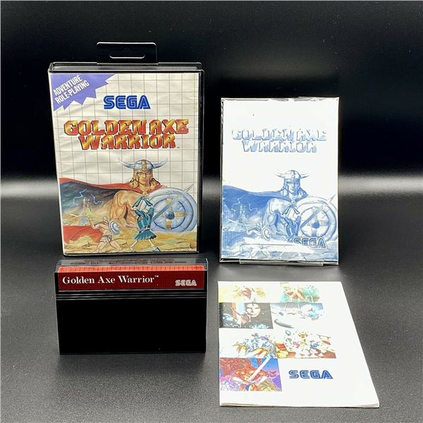 GOLDEN AXE WARRIOR | SEGA Master System | CIB | PAL Version REGION FREE | 1990. Ref: Beep