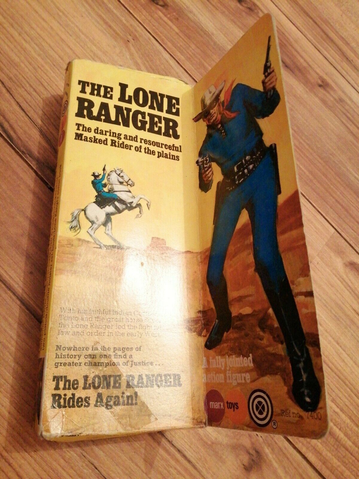 Marx Toys Lone Ranger Action Figure Vintage 1970’s Boxed. Ref: gh