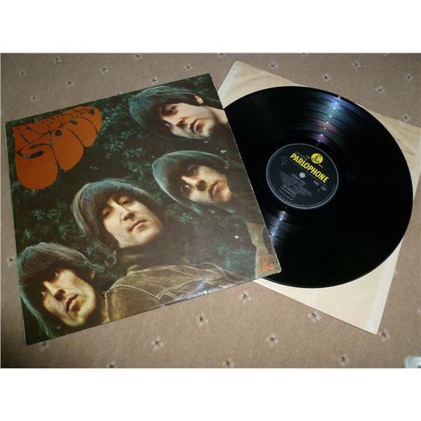 Beatles Rubber Soul UK LP 156g -5/-5 Tube Cut 1GA/1O PMC 1267 MONO.  Ref: Noob