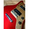 Image 3 : Squier Deluxe Jazzmaster ST Candy Apple Red w Gold Anodized Scratch Plate. Ref: Noob