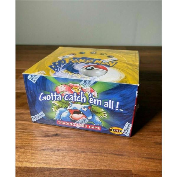 Pokemon Cards 1999 Base Set Unlimited Blue Wing Booster Box - Factory Sealed.  Ref: Nood