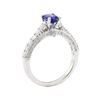 Image 4 : 1.71 ctw Colored Stone and Diamond Ring - 18KT White Gold